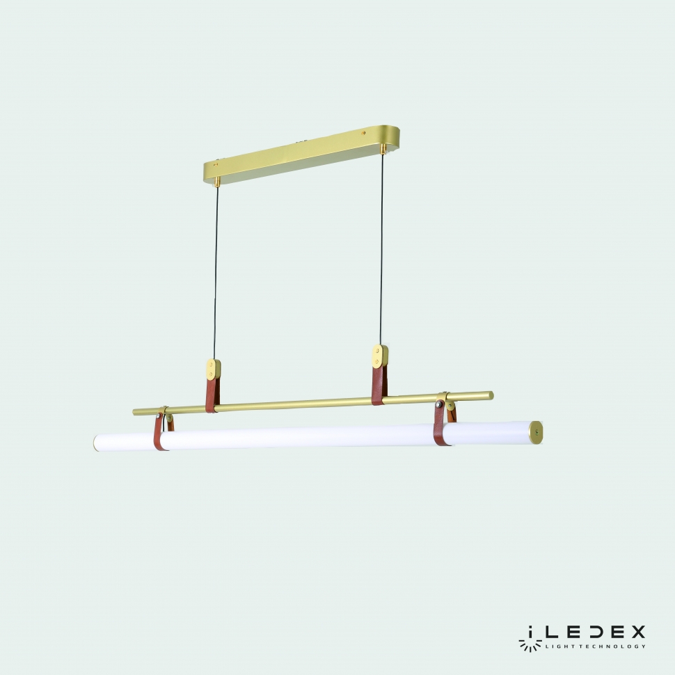 подвесной светильник iledex zoom 9498p-46w-3000k gold&brown&white iledex 9498p-46w-3000k gl-br-wh, доставка по Казахстану 