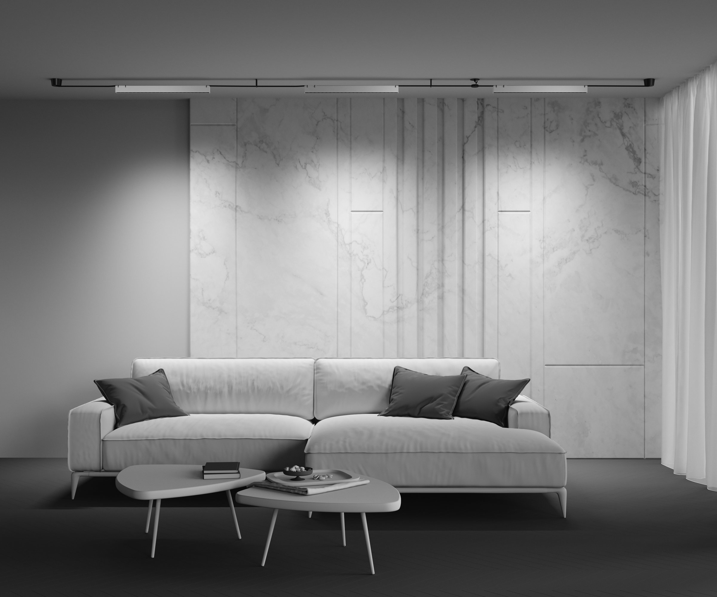 Дополнительная картинка Потолочный светильник Technical TR128B-24W3K-M-W