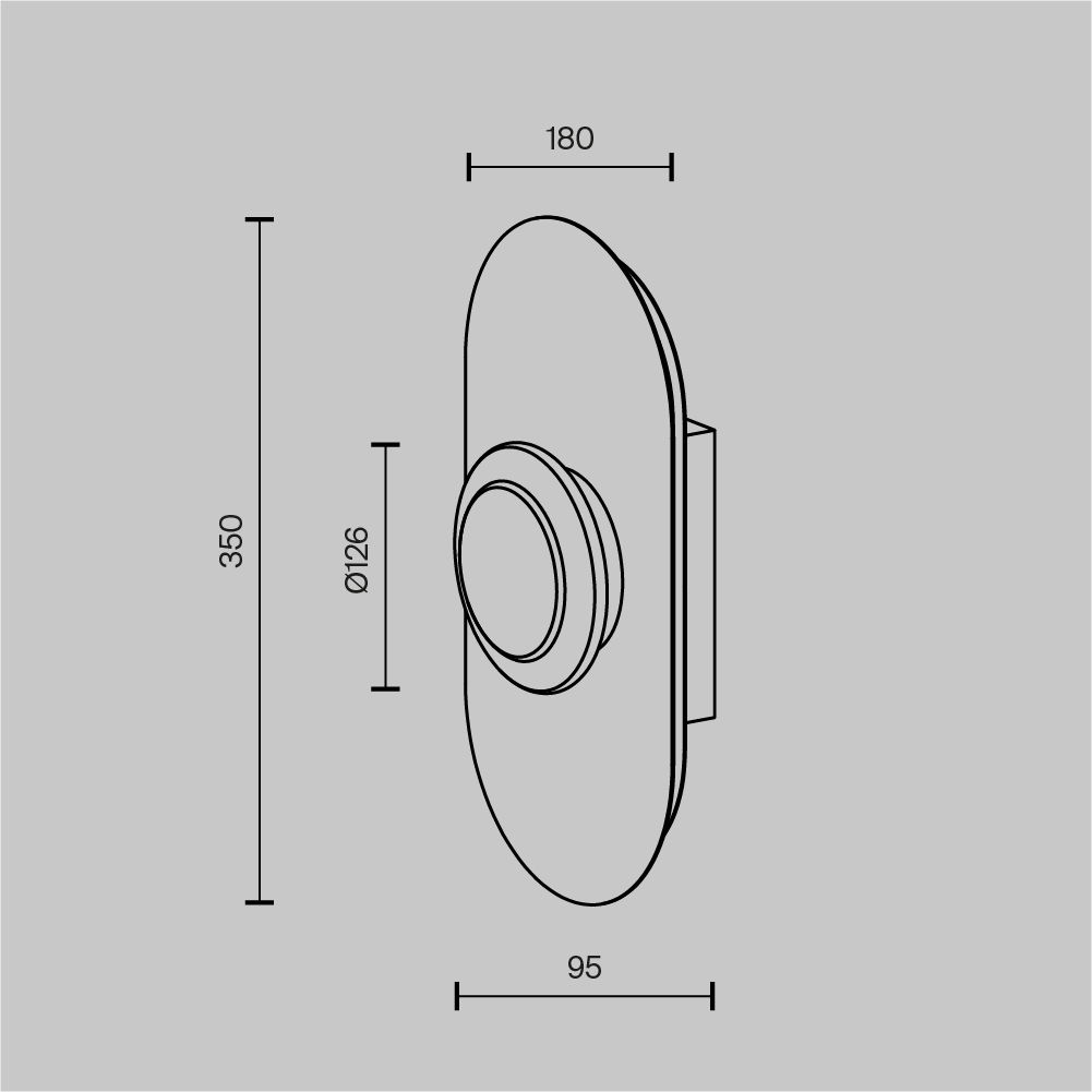 Дополнительная картинка Настенный светильник (бра) Maytoni MOD361WL-L20BS3K