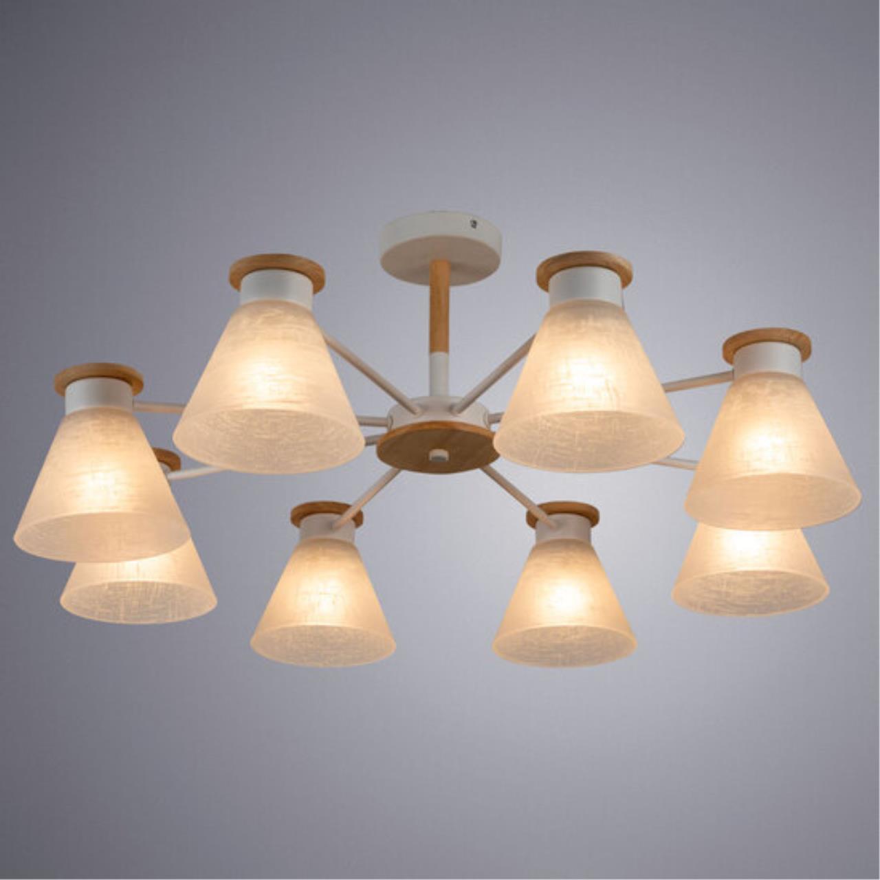 Дополнительная картинка Потолочная люстра Arte Lamp Tyler A1031PL-8WH