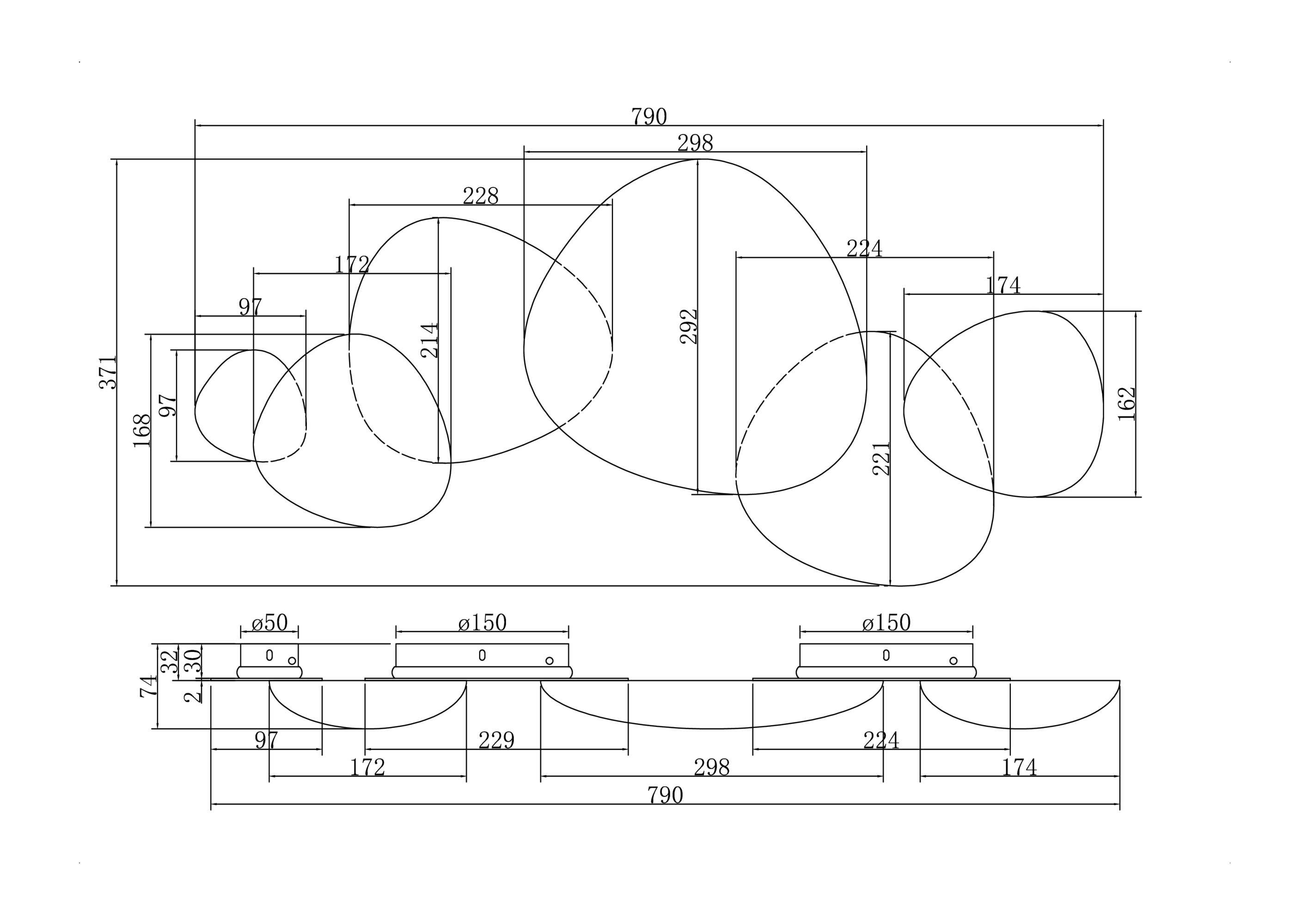 Дополнительная картинка Настенный светильник (бра) Maytoni MOD314WL-L13G3K