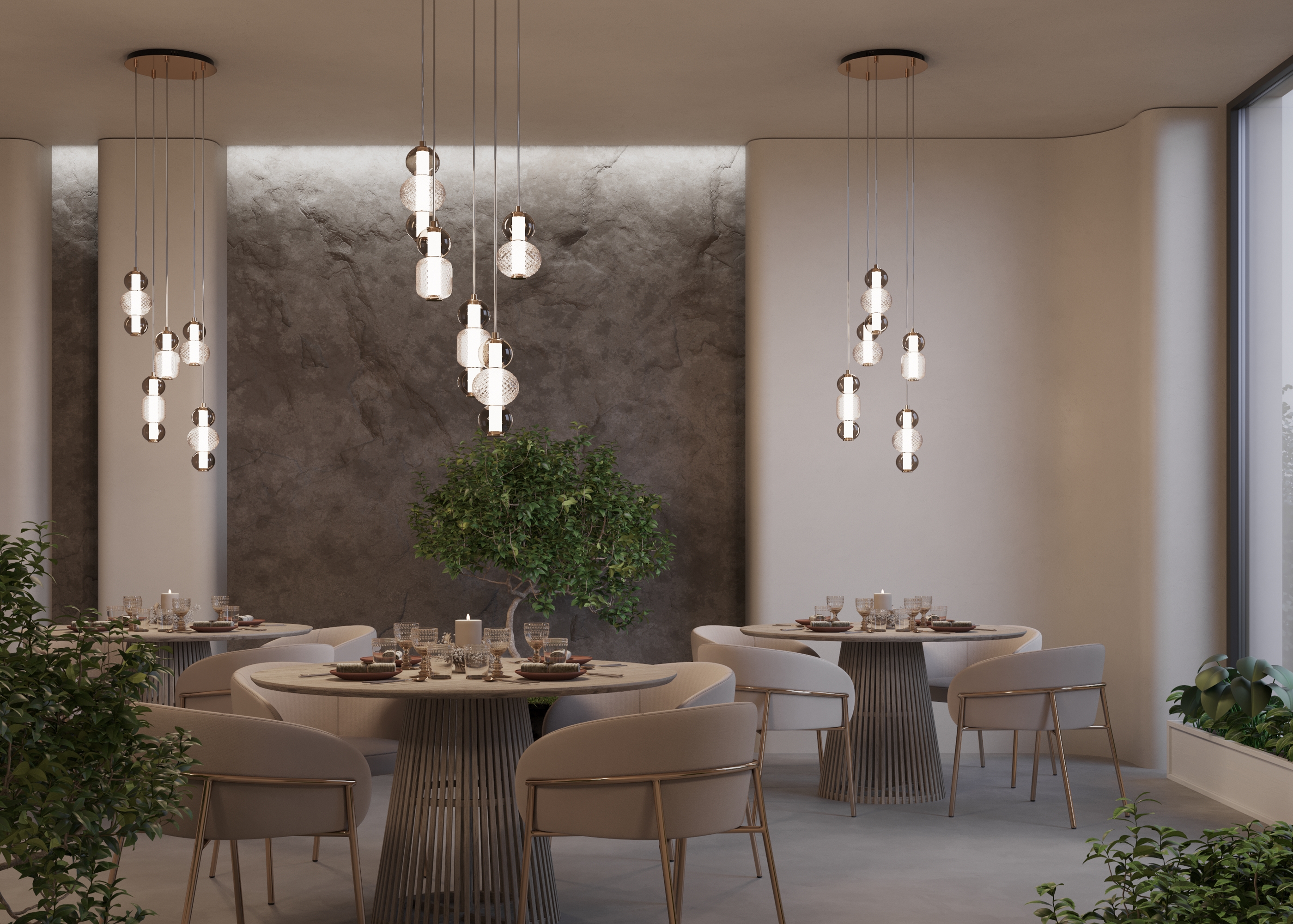 Дополнительная картинка Подвесной светильник Maytoni MOD273PL-L80CH3K