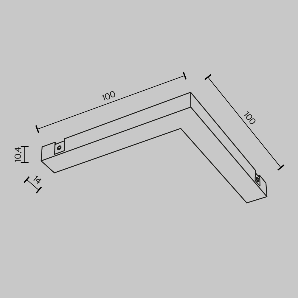 Дополнительная картинка Комплектующие для трековой системы Technical TRA172CPC-1B