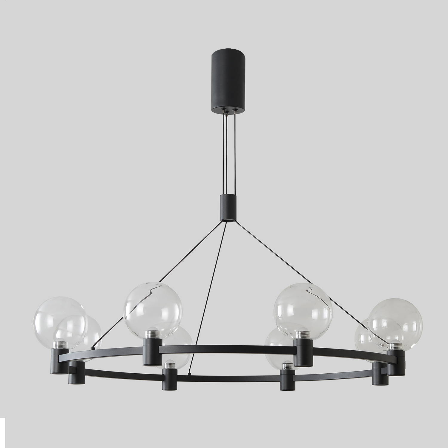 Люстра Crystal Lux DUET SP56W LED BLACK 4090/356 — фото 4