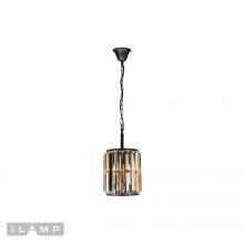 подвесная люстра ilamp royal 10390-1p черная, доставка по Казахстану 