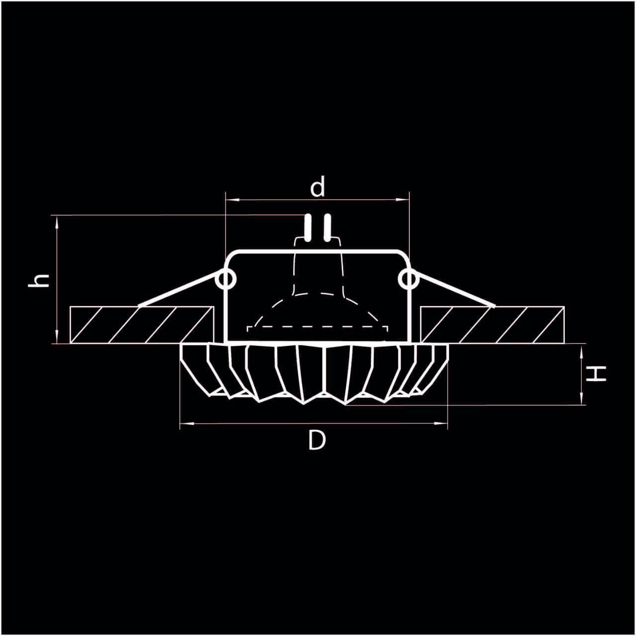 Дополнительная картинка Встраиваемый светильник Lightstar Solo Ray 002120