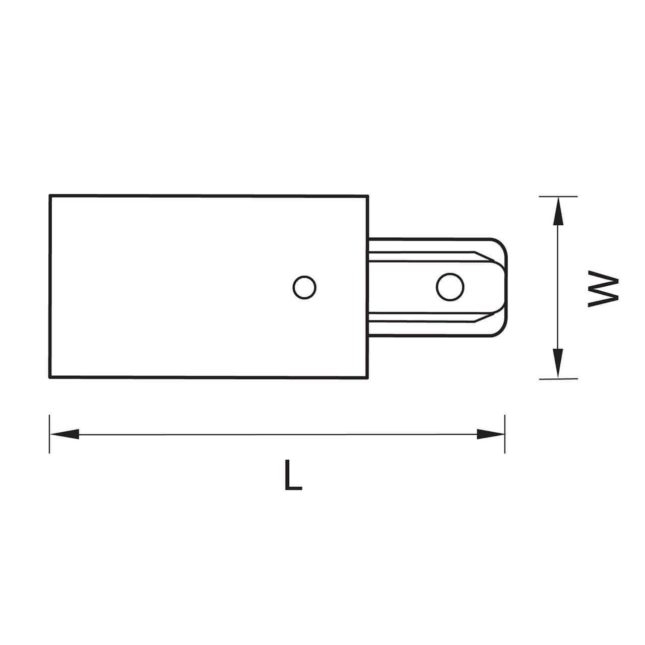 Дополнительная картинка Питание боковое Lightstar Barra 501116