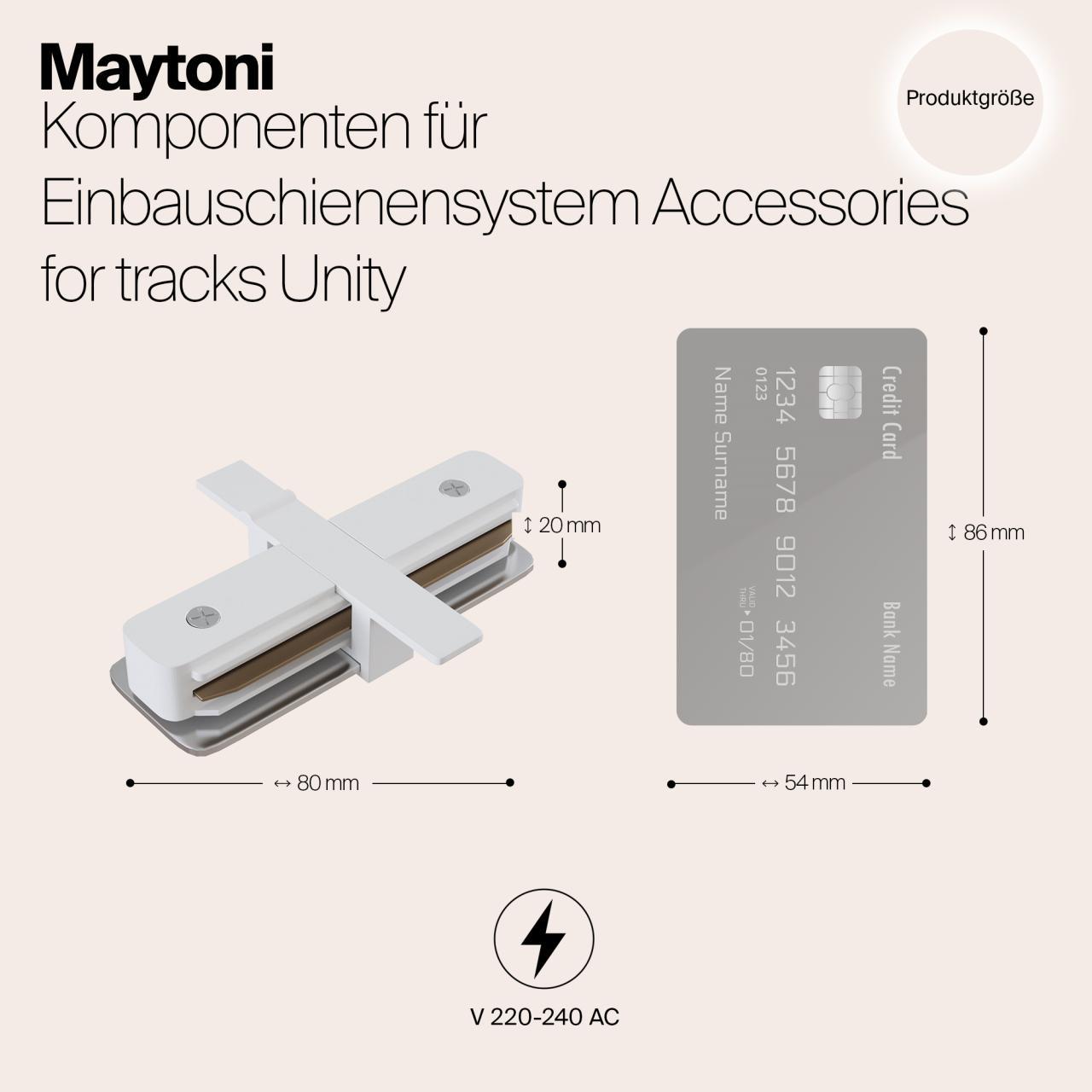 Дополнительная картинка Коннектор Maytoni Track TRA002C-11W