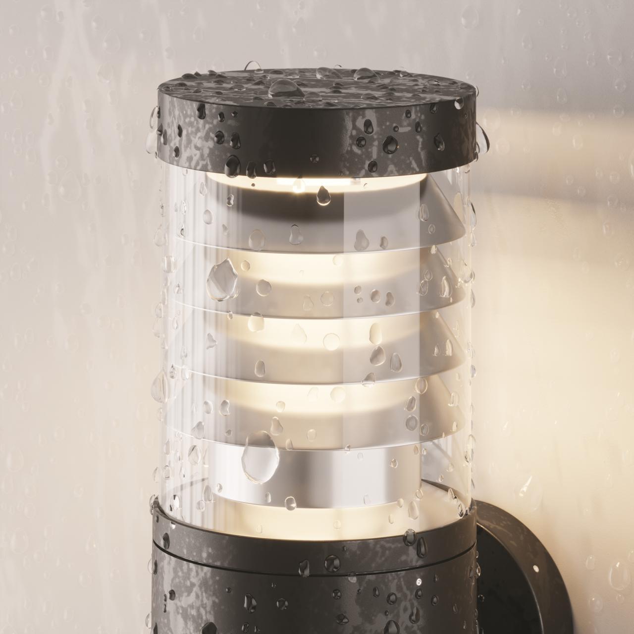 Дополнительная картинка Настенный светильник (бра) Outdoor O439WL-L12GF3K