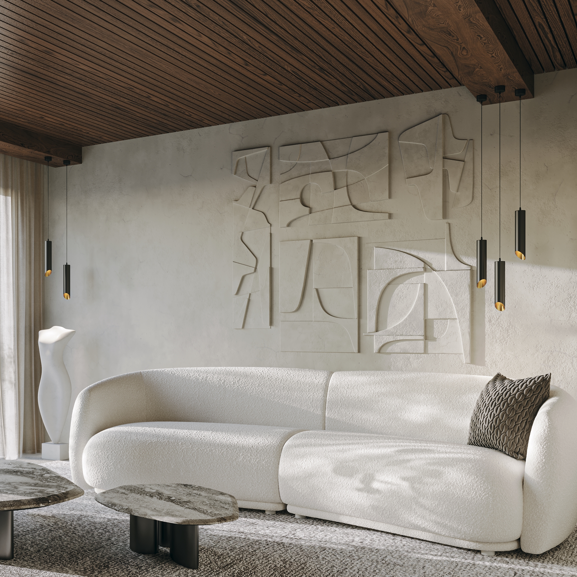 Дополнительная картинка Подвесной светильник Maytoni Vela P027PL-01B