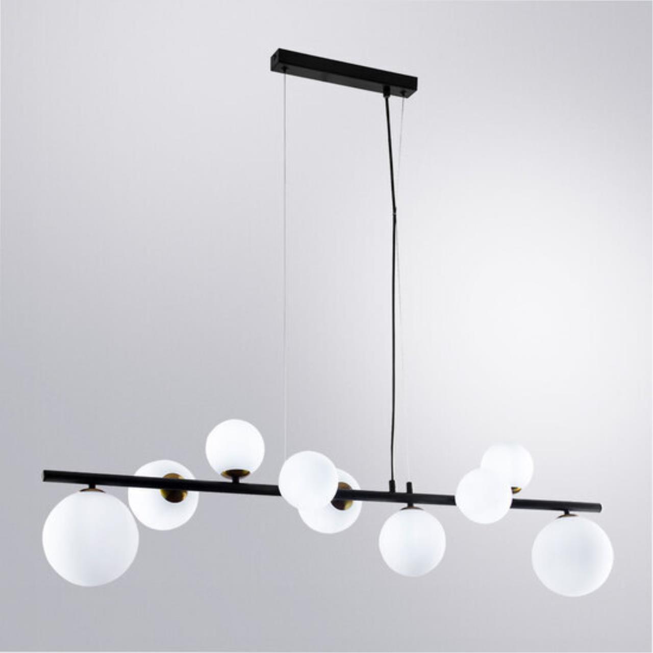 Дополнительная картинка Подвесная люстра Arte Lamp GEMINI A2243SP-9BK