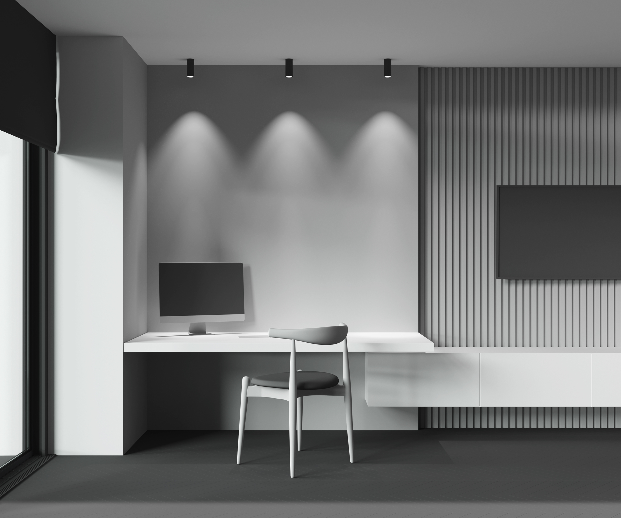 Картинка Потолочный светильник Technical C056CL-L12B3K-W-B