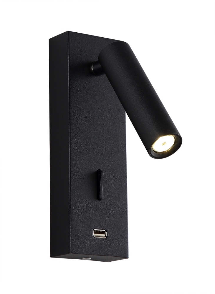 Картинка Бра Crystal Lux CLT 210W USB BL Crystal Lux 1400/469
