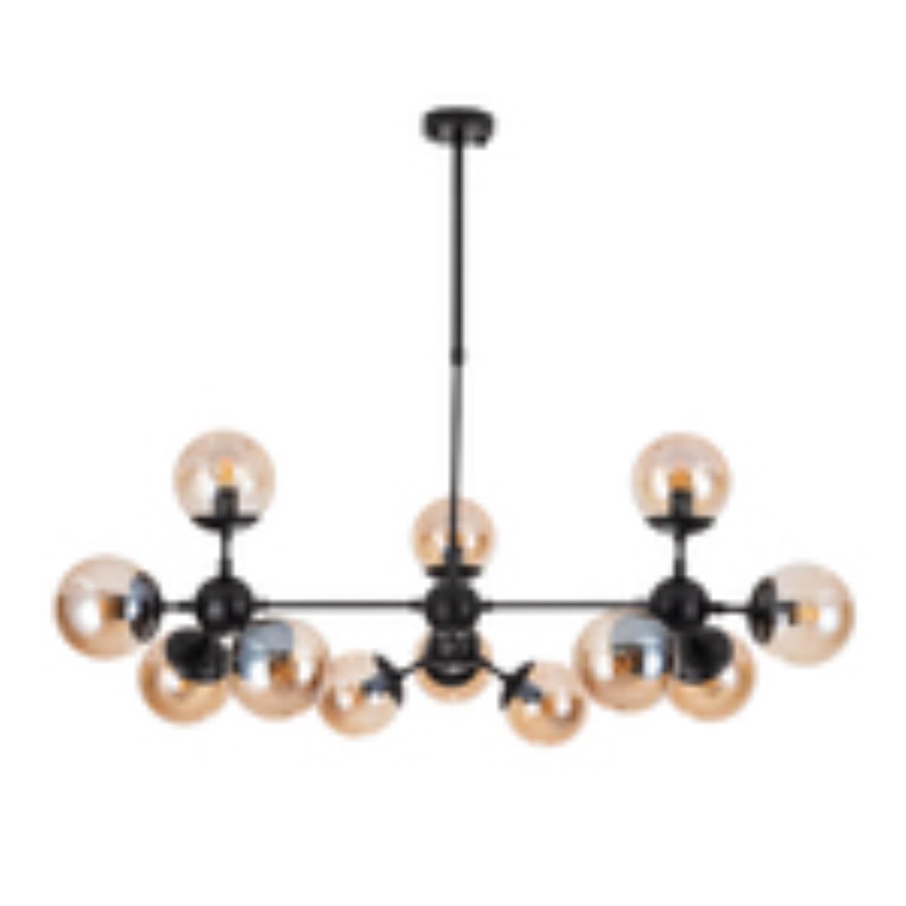 Дополнительная картинка Подвесная люстра Arte Lamp BOLLA A1664SP-12BK