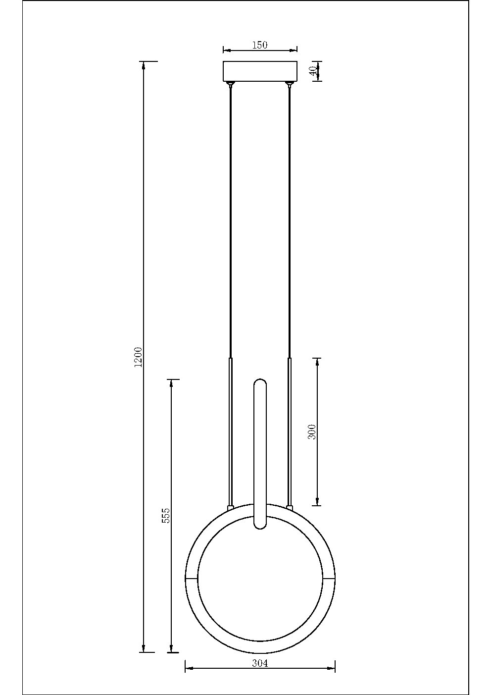 Подвесной светильник Maytoni MOD165PL-L18G3K — фото 9
