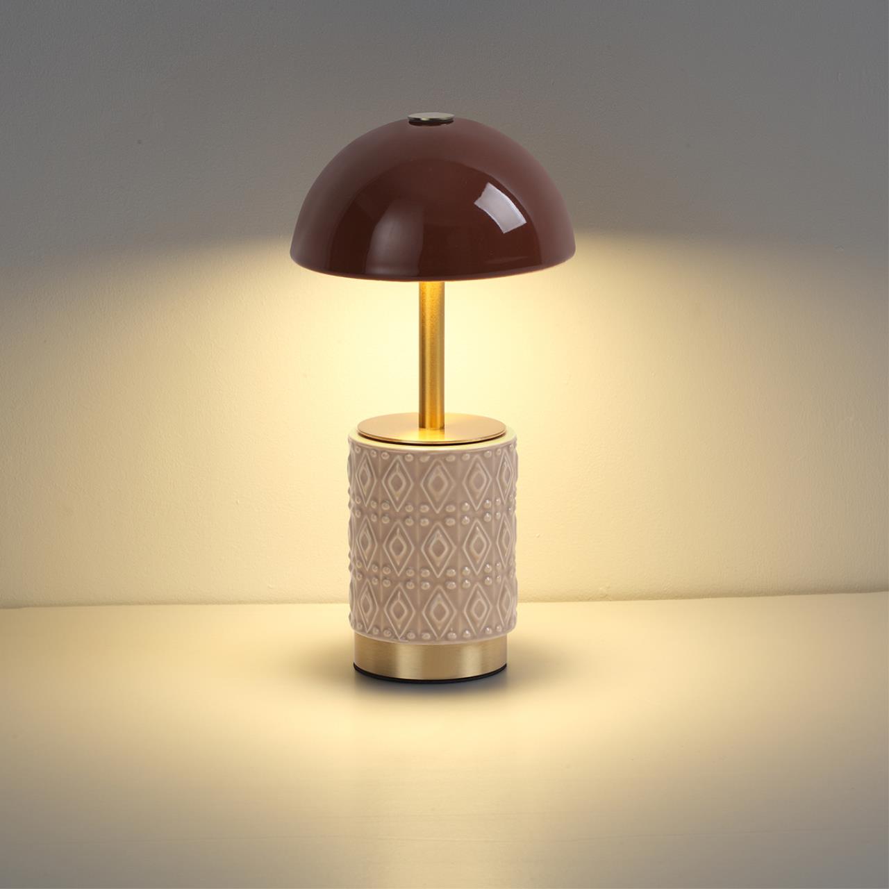 Картинка 5453/3TL Odeon Light  Настольная лампа беспроводная LULU