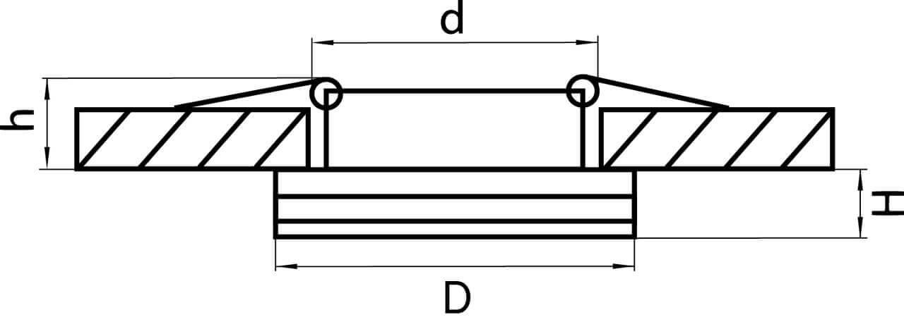 Картинка Встраиваемый светильник Lightstar Maturo 070264