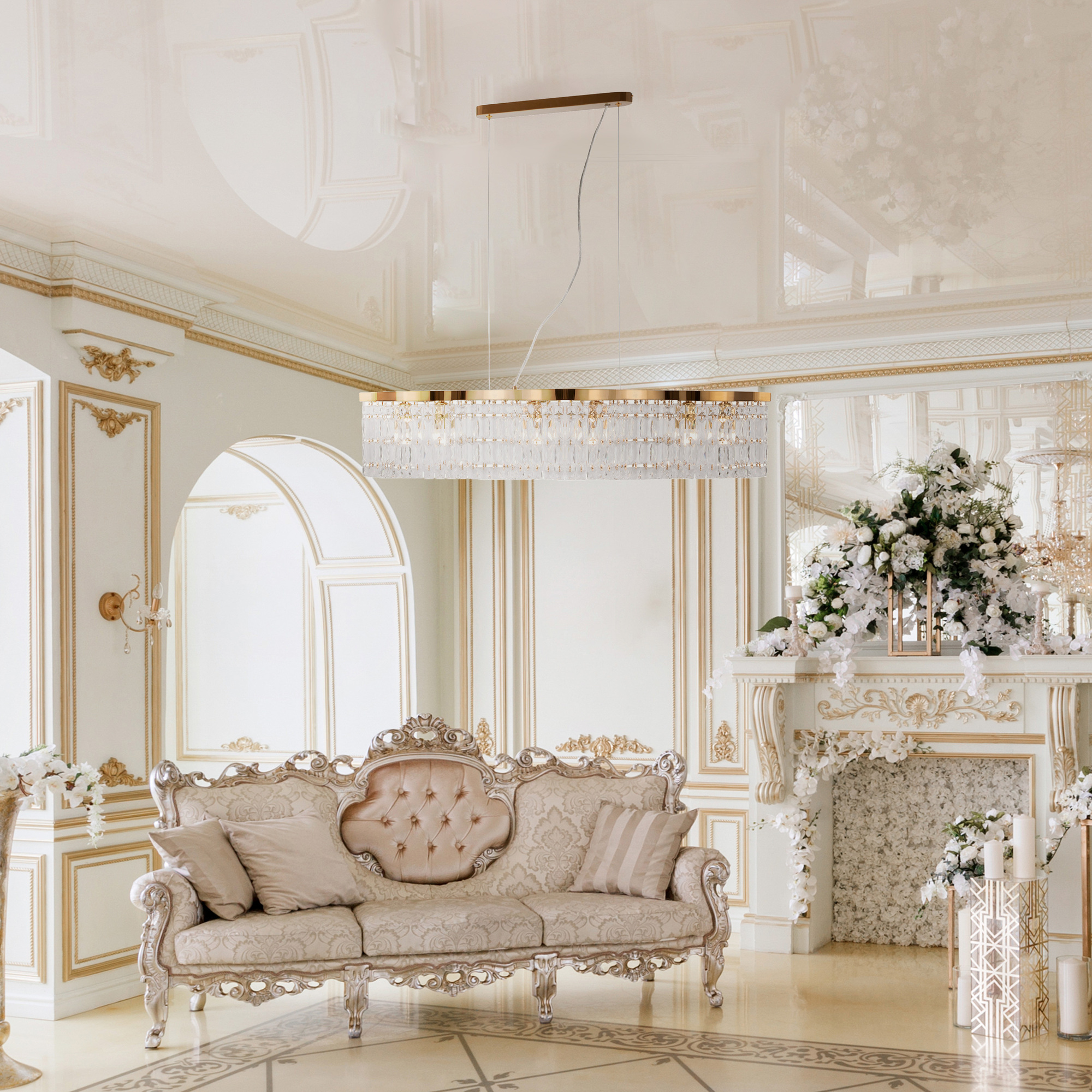 Дополнительная картинка Подвесной светильник Maytoni DIA005PL-06G