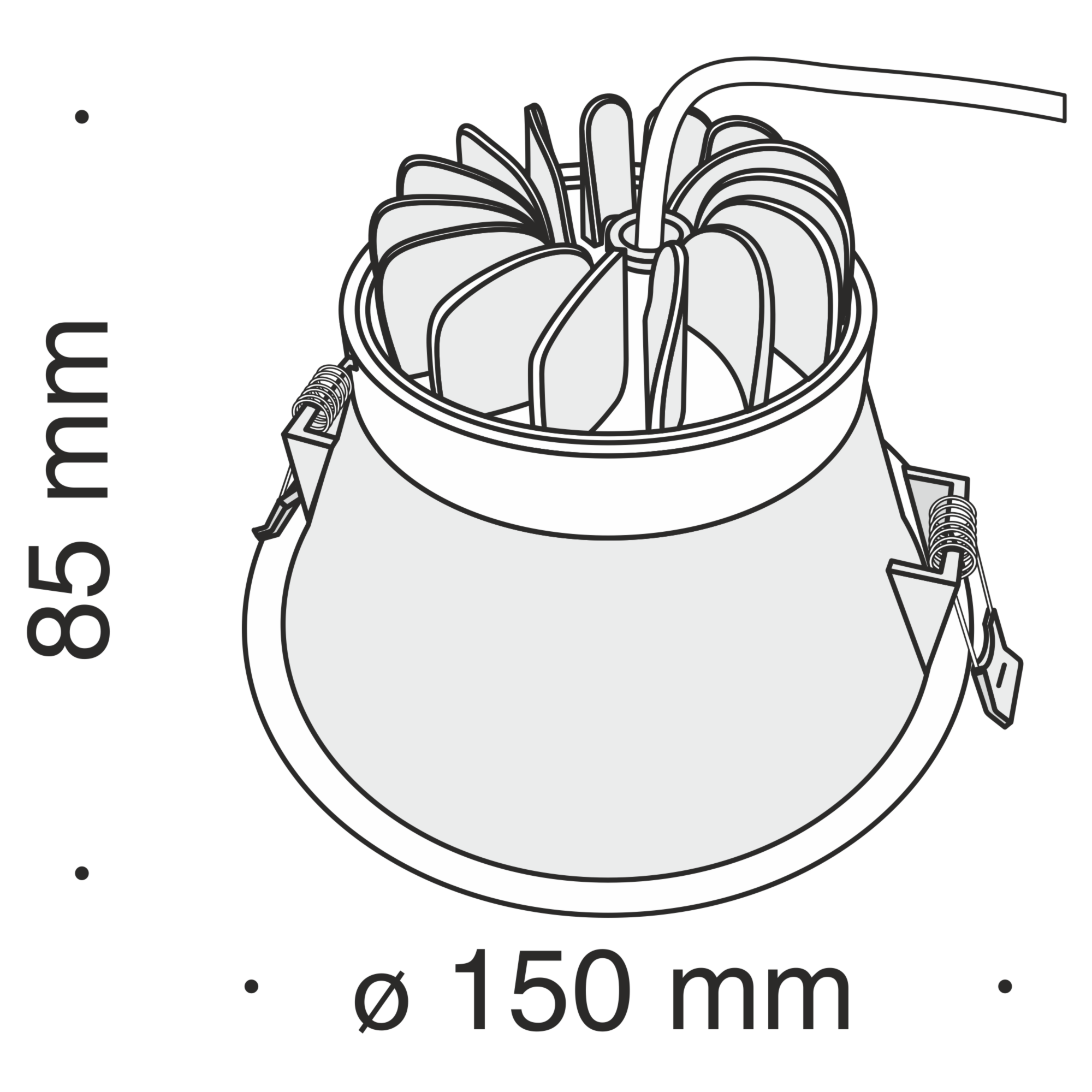 Картинка Встраиваемый светодиодный светильник Maytoni Stella DL039-L15W3K