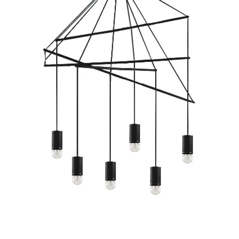 Дополнительная картинка Светильник POP SP6 NERO 158815