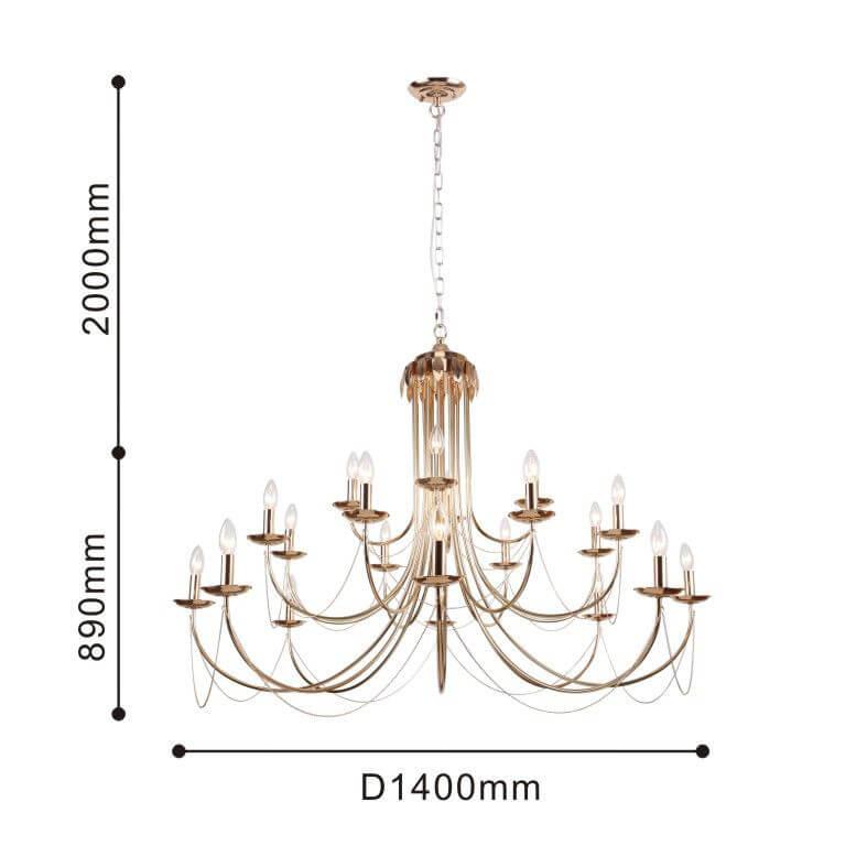 Картинка Подвесная люстра F-Promo Plini 2591-20P
