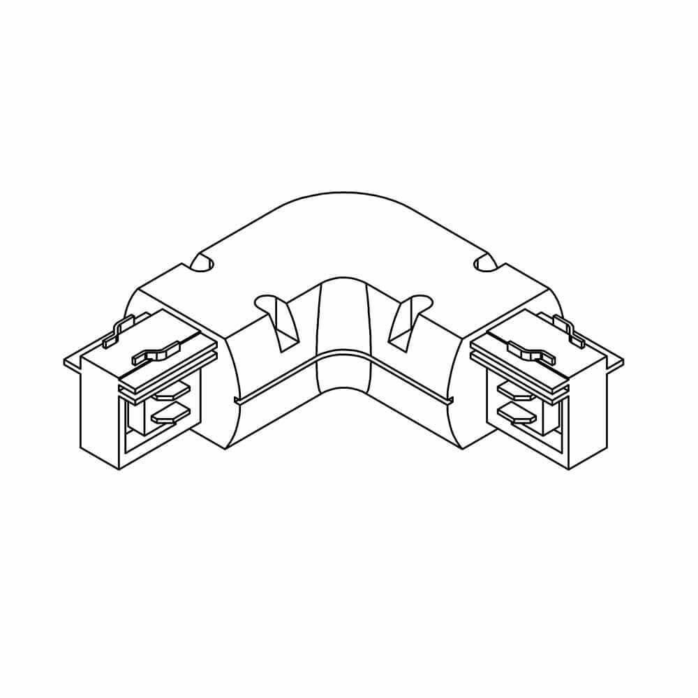 Дополнительная картинка Коннектор L-образный Lightstar Barra 504129