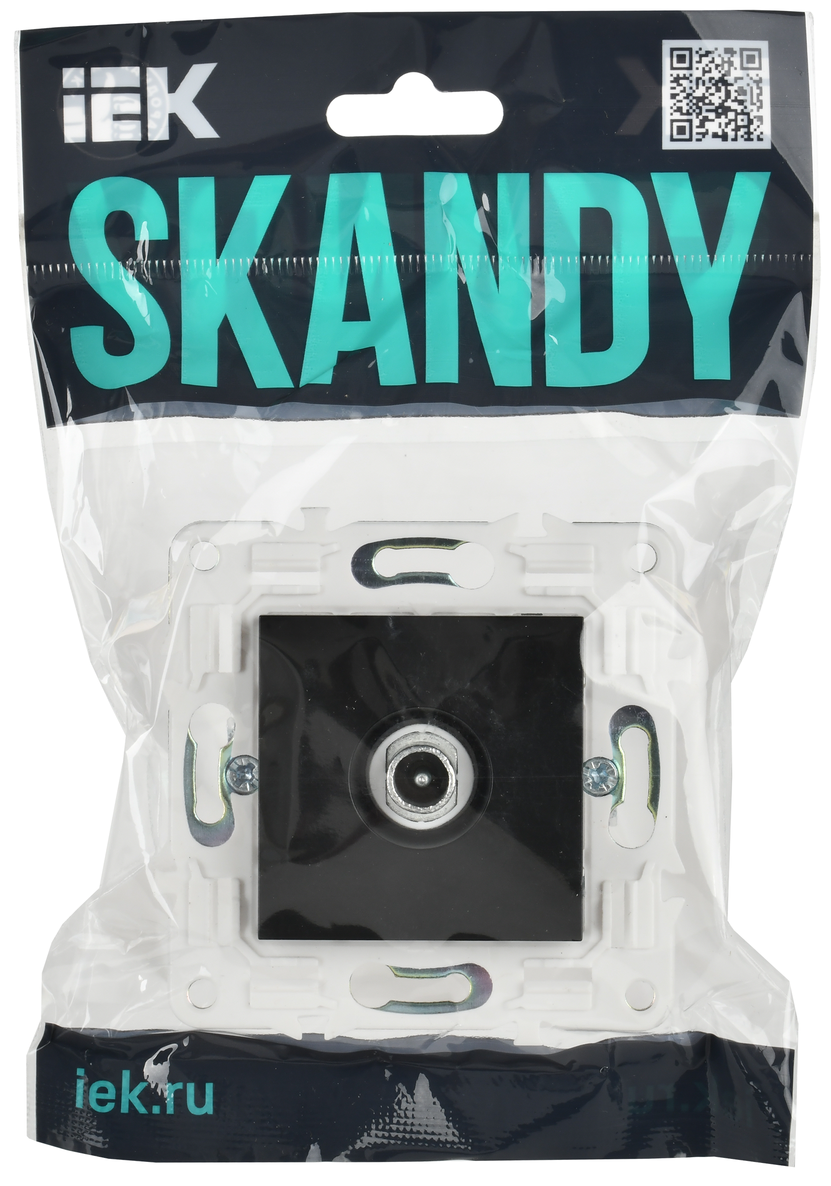 SKANDY Роз. TV проходная SK-A17Bl черн. IEK — фото 3