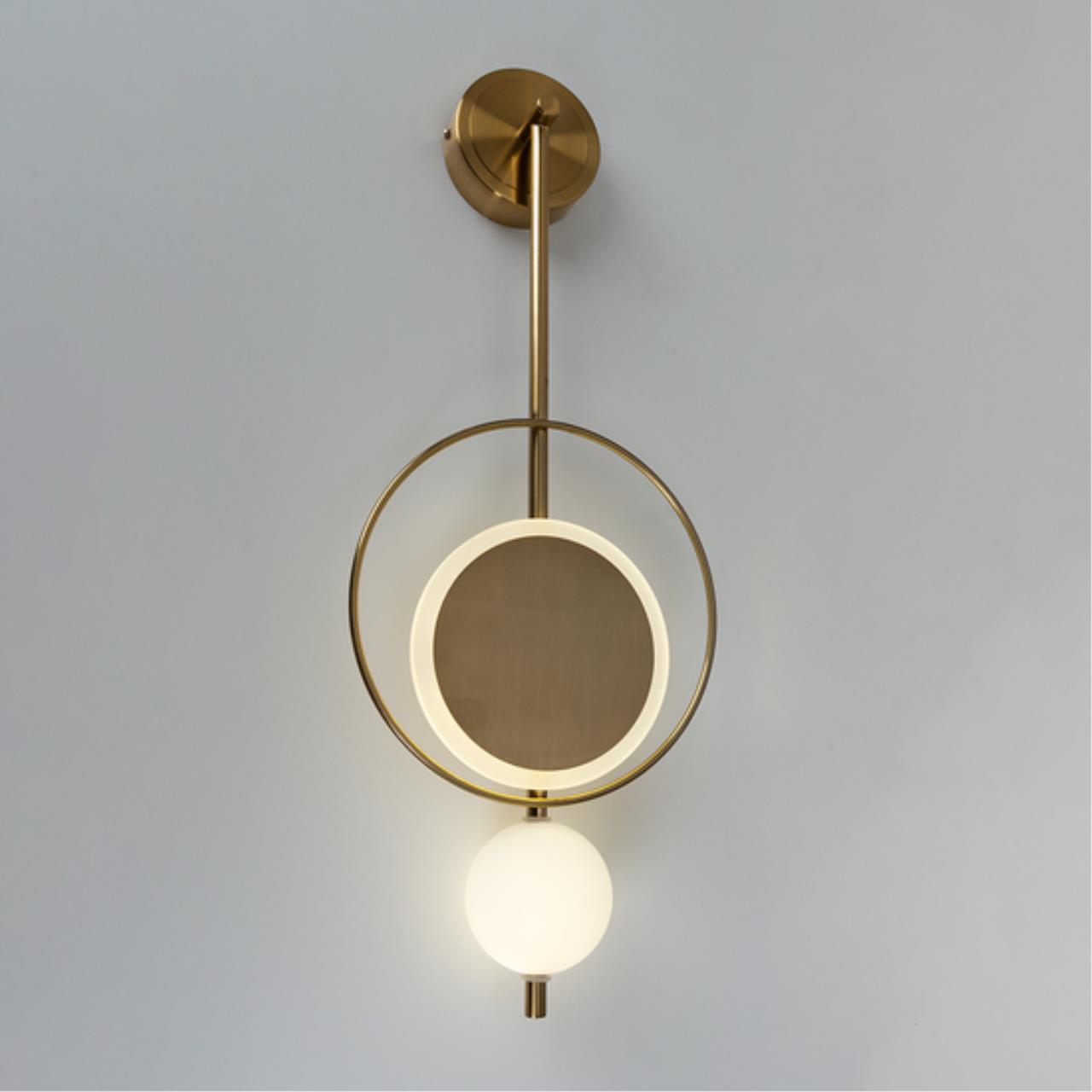 Дополнительная картинка Настенный светильник Arte Lamp POLARIS A2604AP-7GO