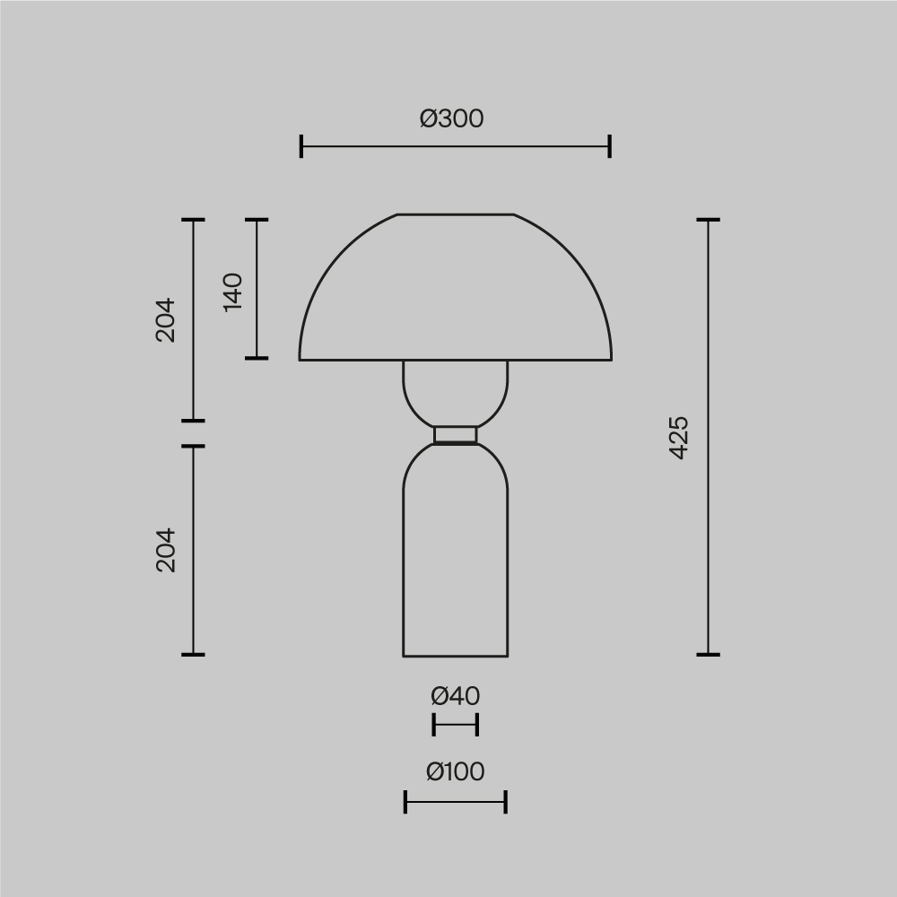 Дополнительная картинка Настольный светильник Maytoni MOD177TL-01W