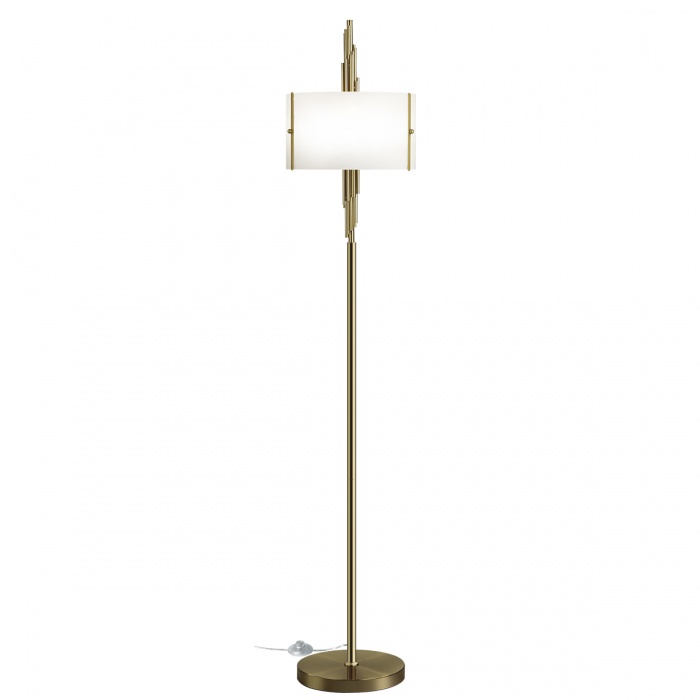 5415/3F MODERN ODL_EX23 39 бронзовый/белый матовый/металл/стекло Торшер E27 3*40W MARGARET купить в Алматы svet.kz