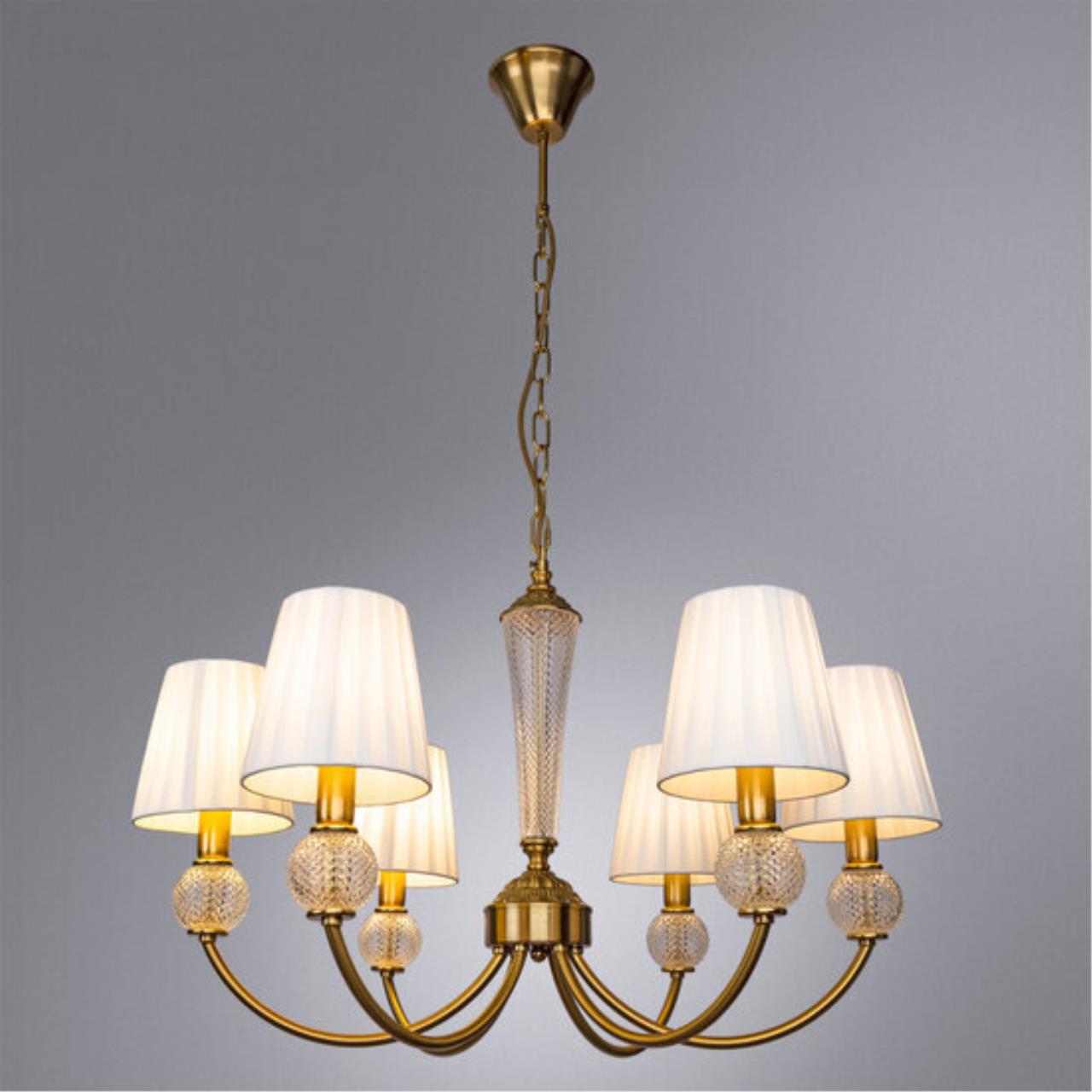 Дополнительная картинка Подвесная люстра Arte Lamp Gracie A7301LM-6PB