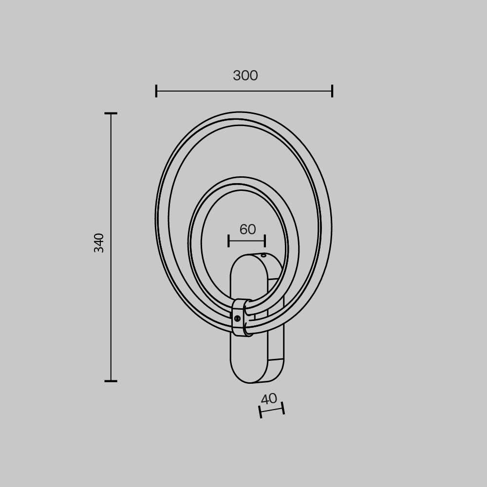 Дополнительная картинка Настенный светильник (бра) Maytoni MOD357WL-L16BS3K