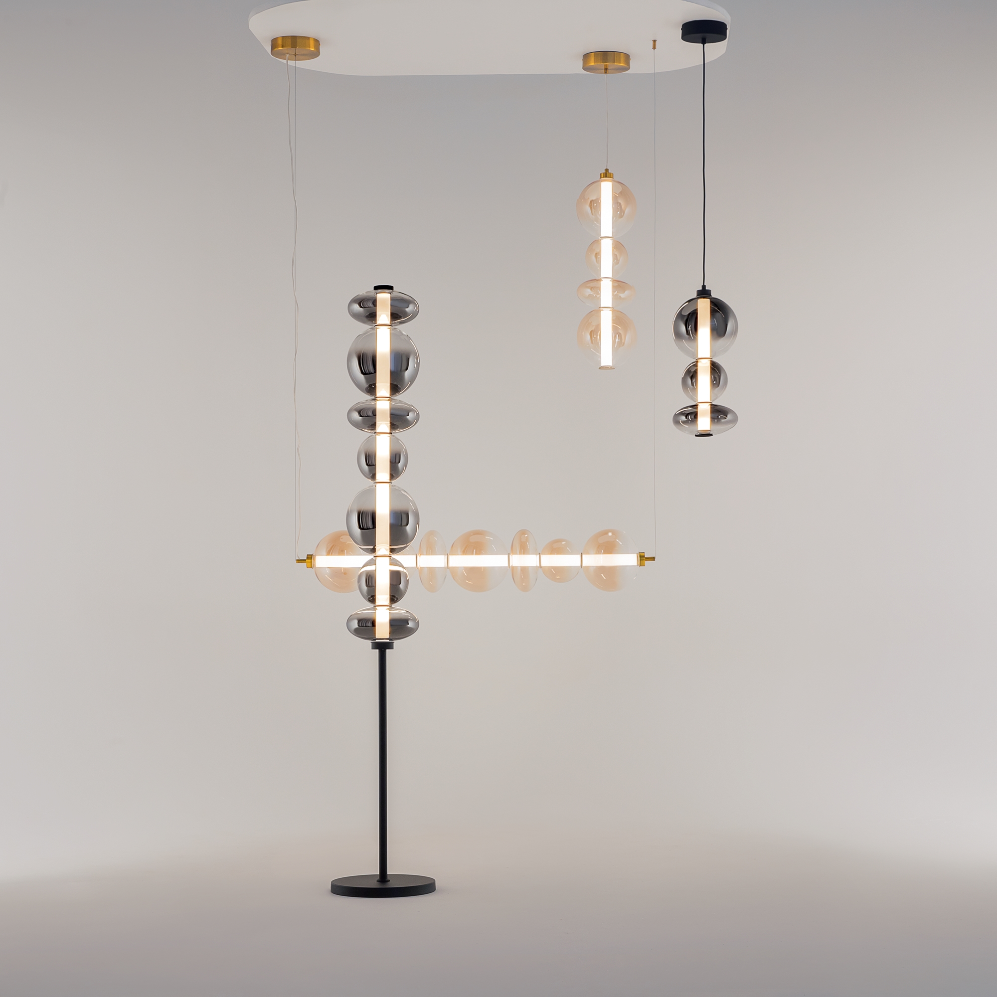 Дополнительная картинка Подвесной светильник Maytoni MOD307PL-L36BS3K