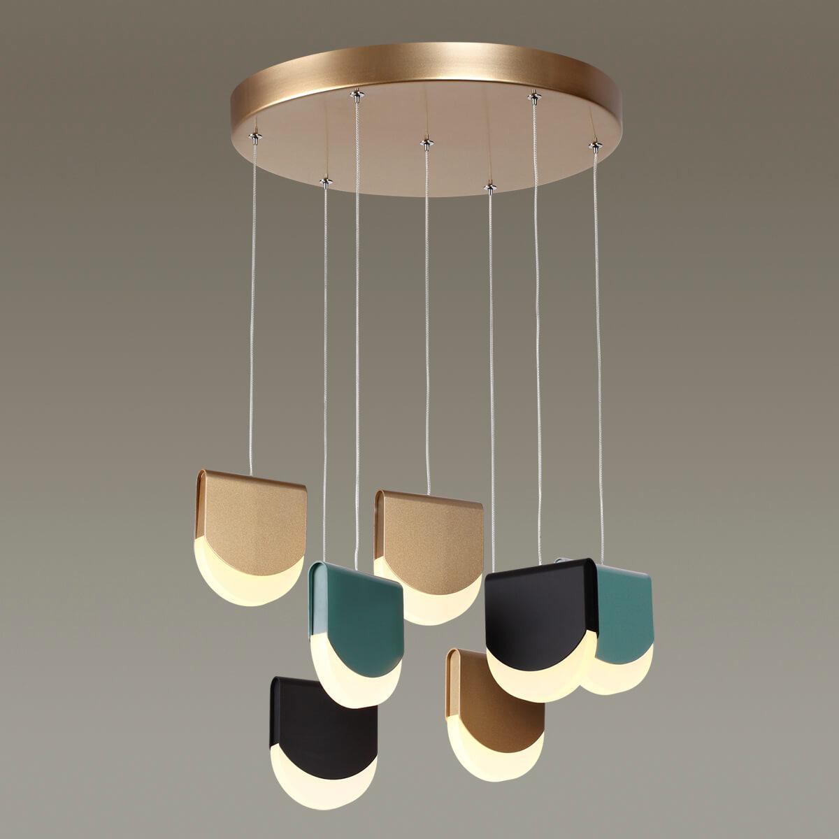 Картинка Подвесная светодиодная люстра Odeon Light Rebel 3861/40L