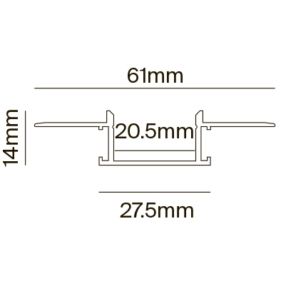 Комплектующие к светодиодной ленте Technical ALM011S-2M — фото 7