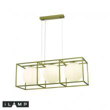 Подвесные Подвесной светильник iLamp GOLDEN P2484-3 GOLD, доставка по Казахстану 