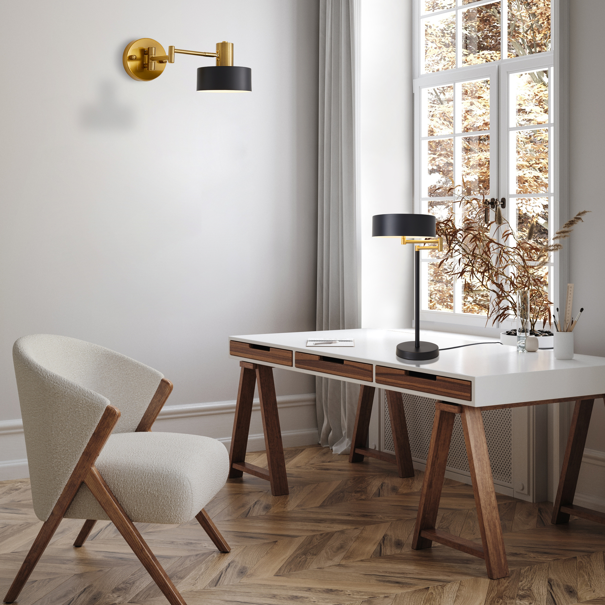 Картинка Настольный светильник Freya FR4008TL-02BBS