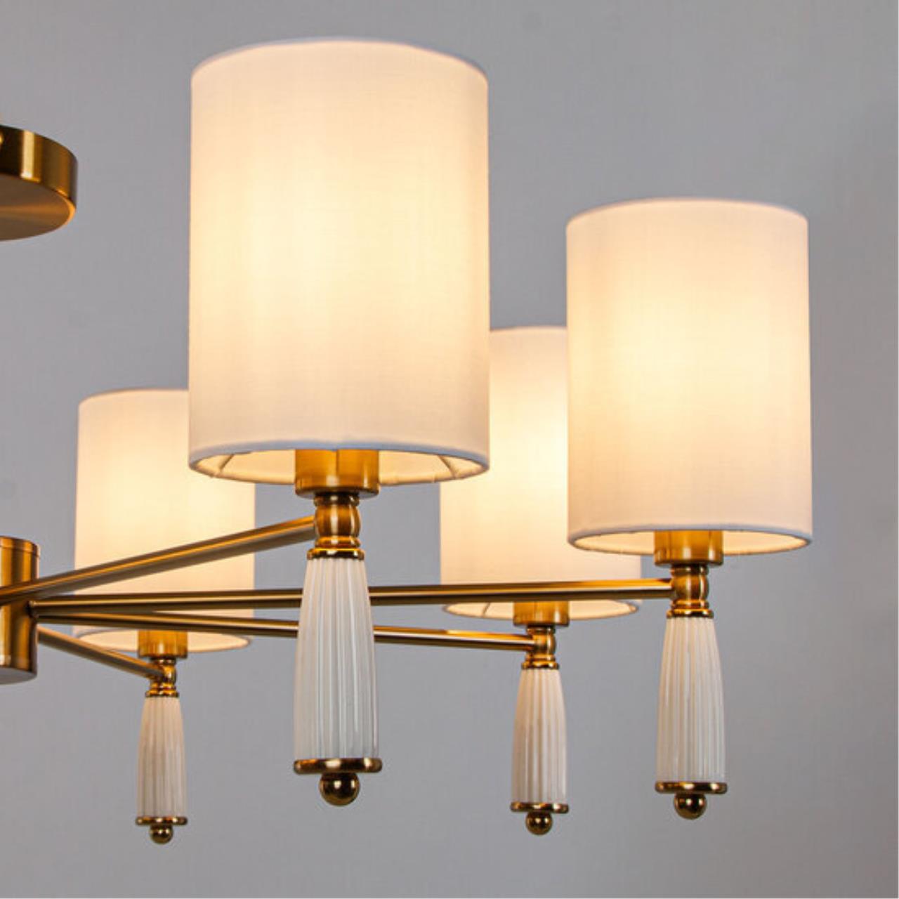 Люстра на штанге Arte Lamp WAVERLEY A4102PL-8PB — фото 4