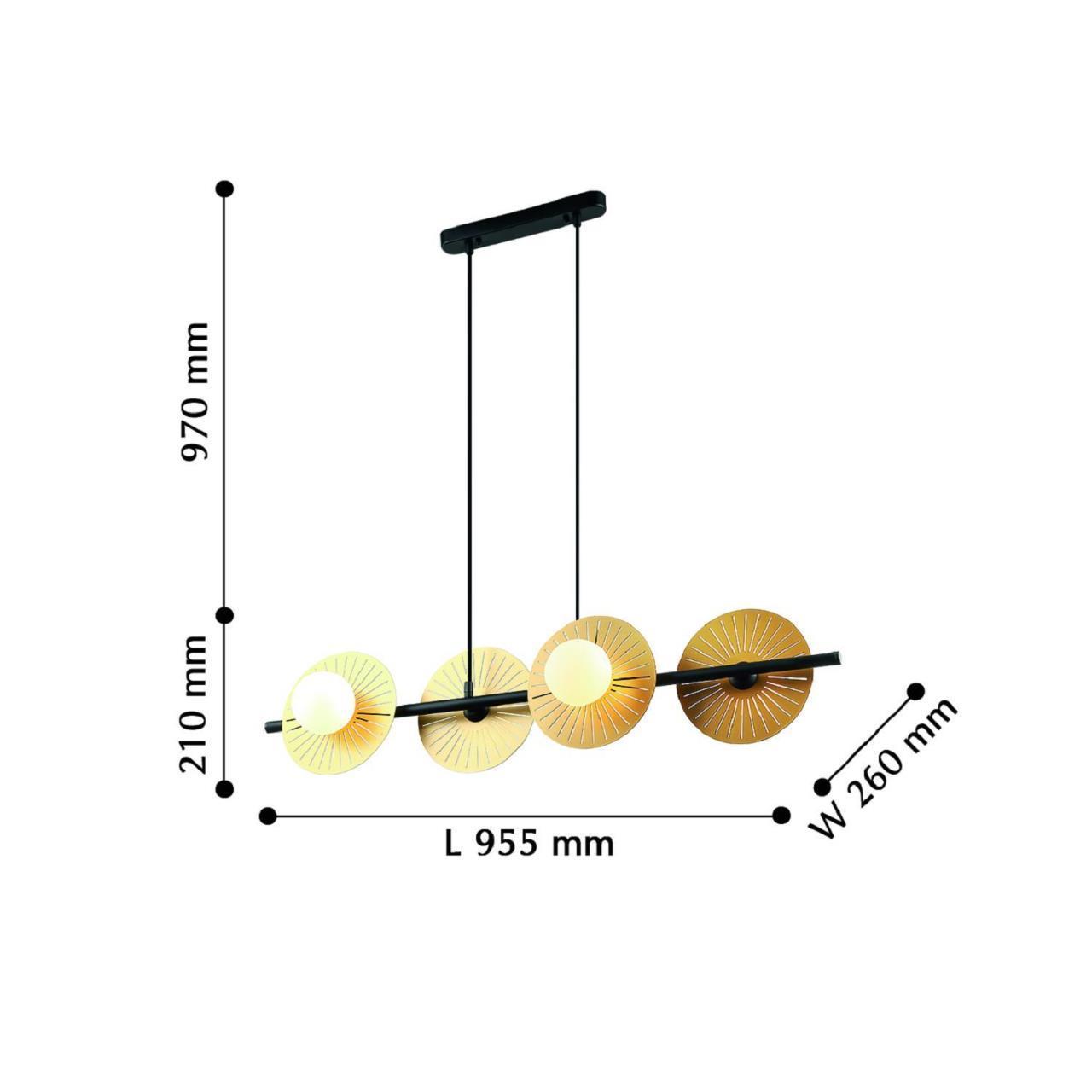 Картинка Подвесная люстра Favourite Sonnenblume 2356-4P