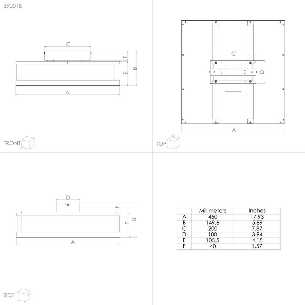 Дополнительная картинка 390018 Светильник диммируемый, с пультом MACELLARA