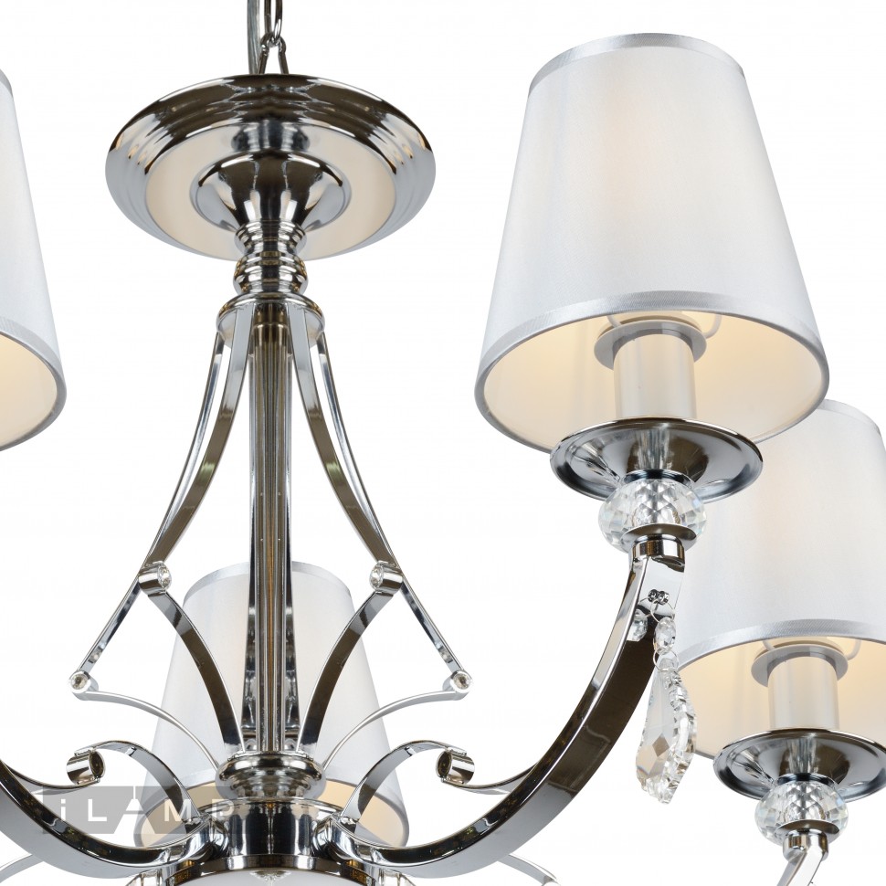Дополнительная картинка Подвесная люстра iLamp Amadea RM5220/5CR
