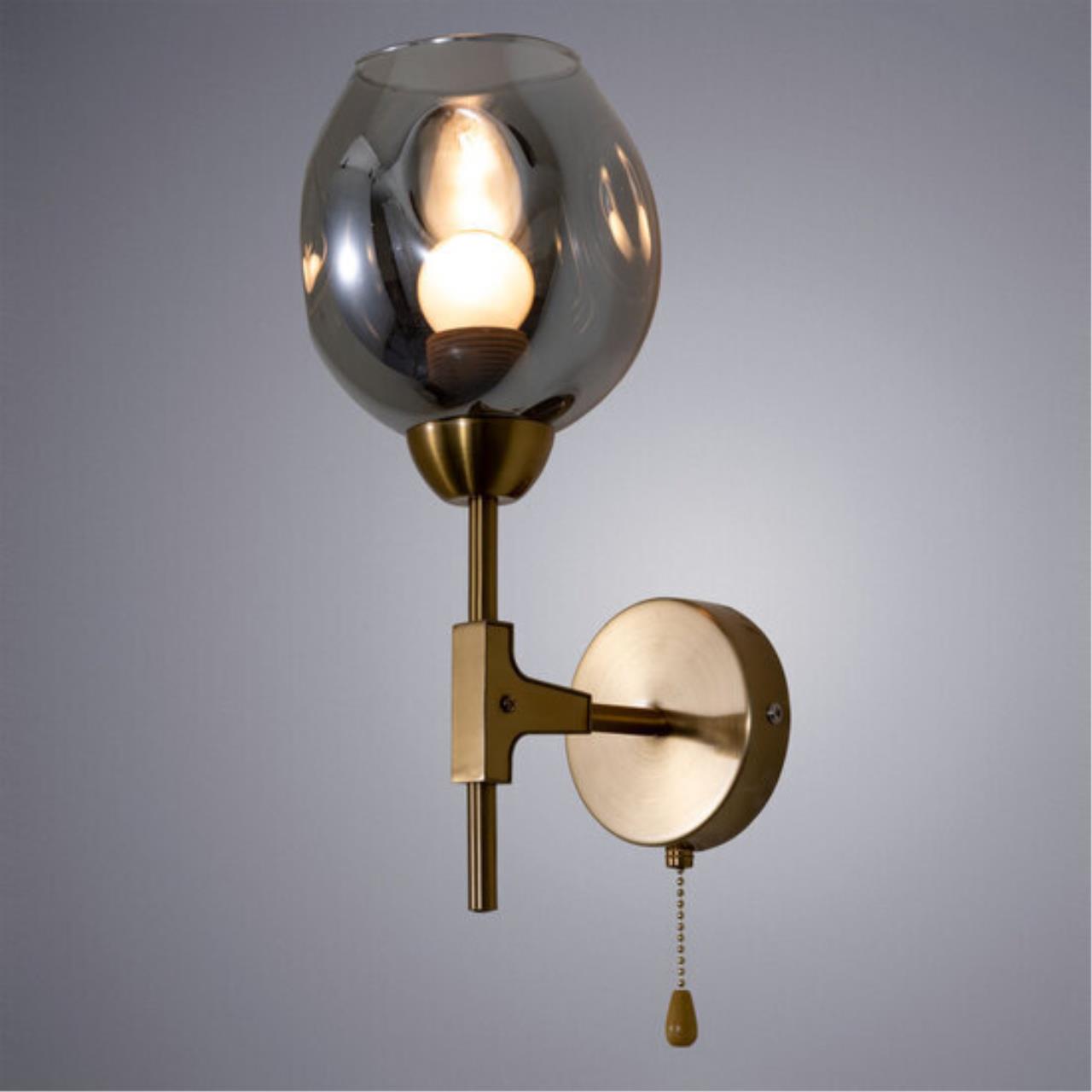 Картинка Бра Arte Lamp Yuka Smoky A7759AP-1PB