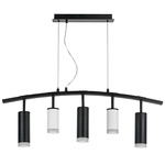 lr7353628730 люстра rullo 5х50w gu10 черный - белый  571735 - 214436-2 - 214487-3 - 202430-5, доставка по Казахстану 