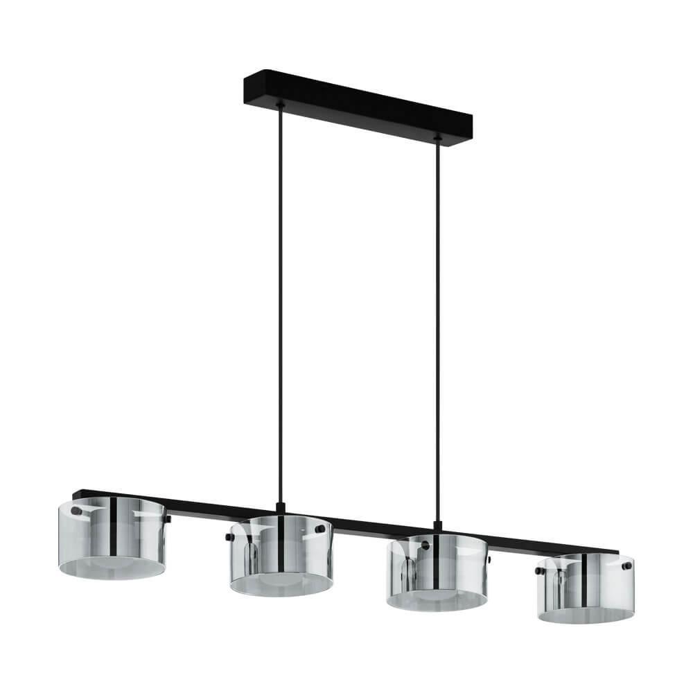 люстры 39875 светод. подвес copillos димм, 5х7,2w(led), l1160, b150, h1500, 2850lm, сталь, черный стекло с, доставка по Казахстану 