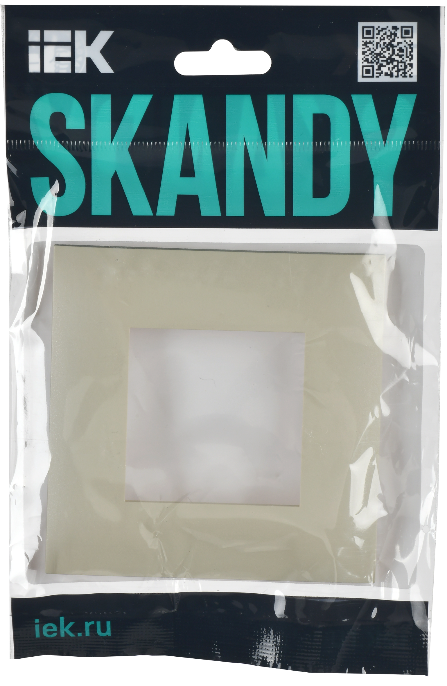 SKANDY Рамка 1-мест. SK-F01B беж. IEK — фото 4