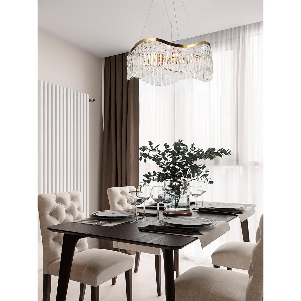 Дополнительная картинка Подвесной светильник Unda 4135-8P