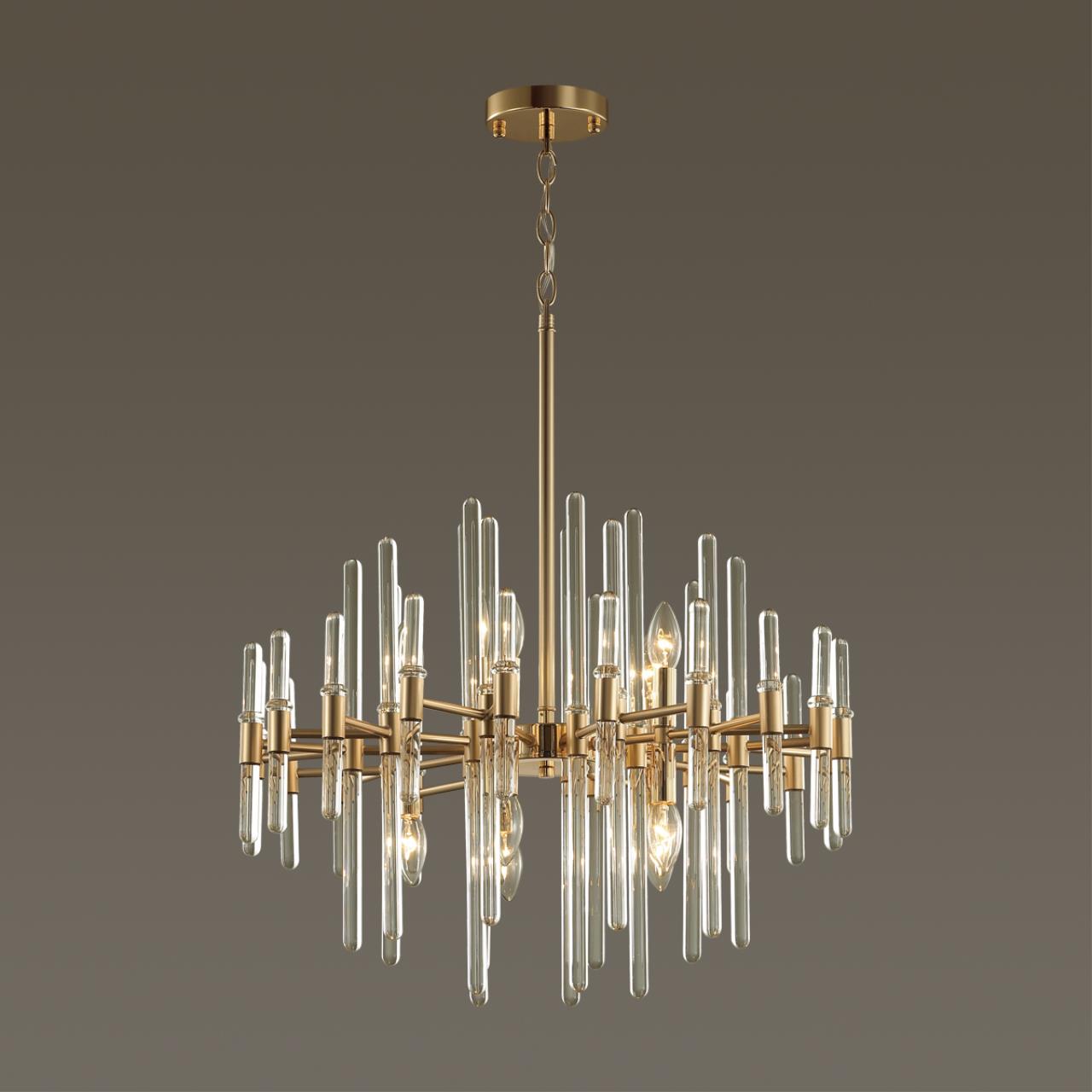 подвесная люстра odeon light hall stika 4988/10, доставка по Казахстану 