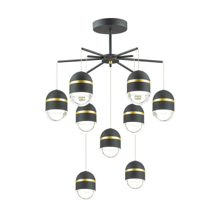 подвесная светодиодная люстра odeon light minion 4118/45cl, доставка по Казахстану 