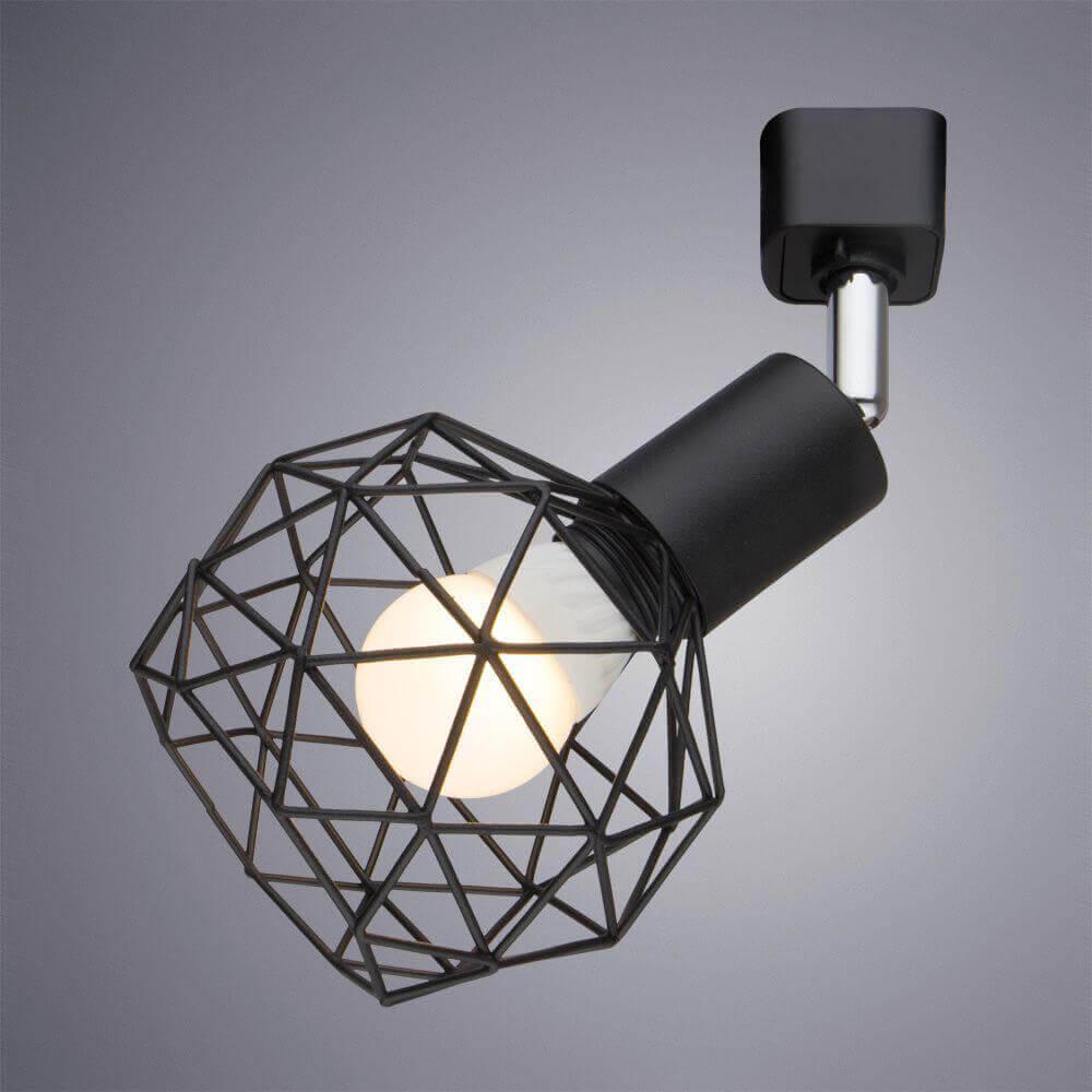 Дополнительная картинка Трековый светильник Arte Lamp A6141PL-1BK