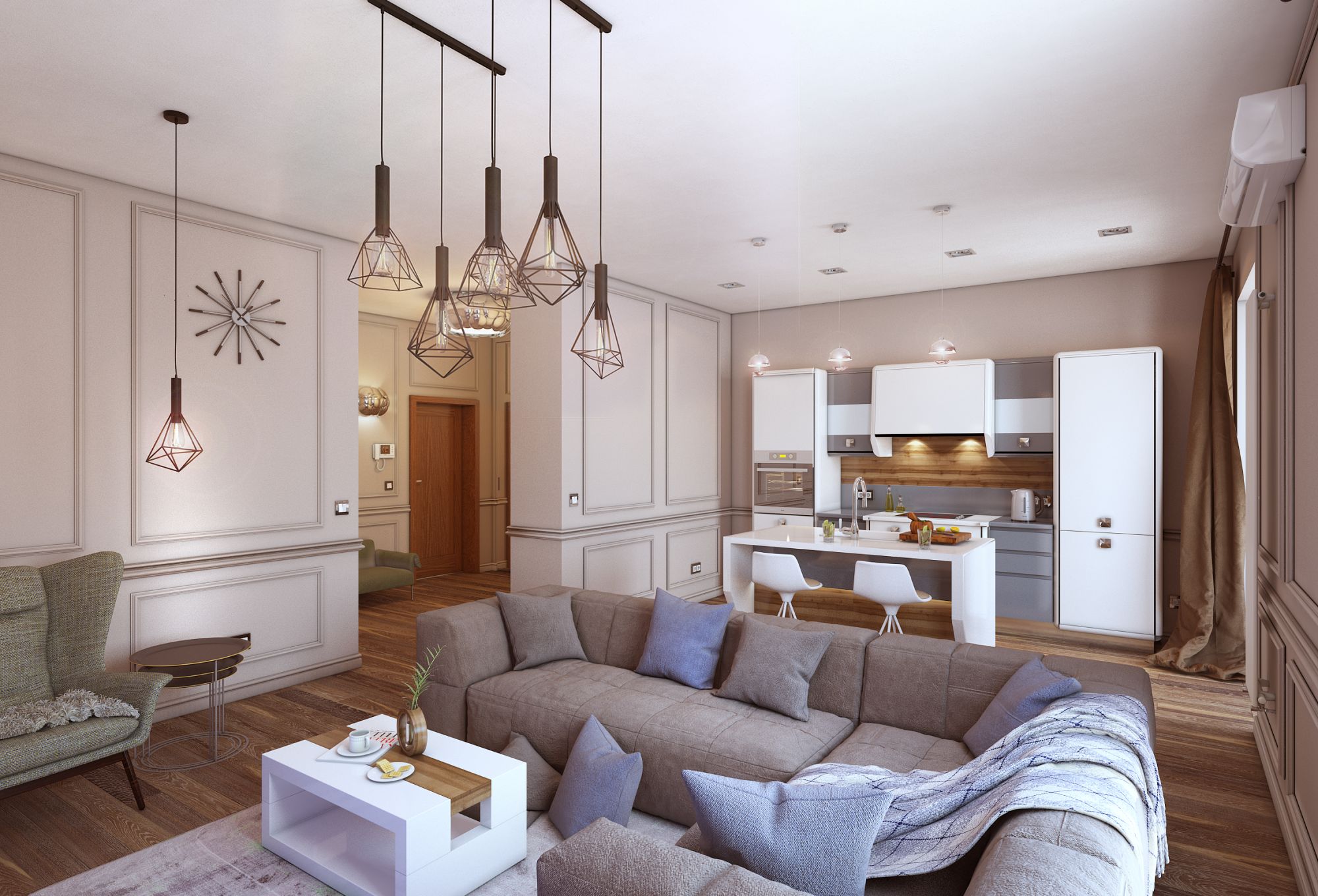 Дополнительная картинка Подвесной светильник Maytoni Spider T021-01-B